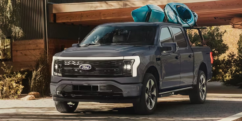New 2026 Ford F-150 Parked with loaded luggage